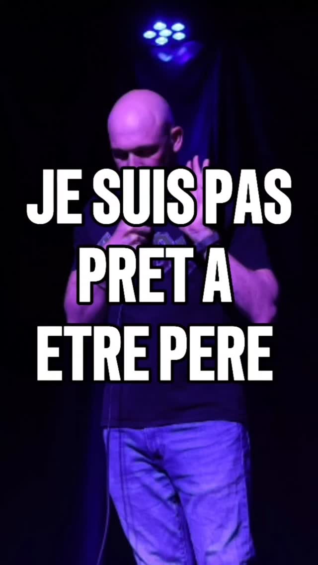 Je suis pas prêt à être père. Mais ça va venir! Bientôt à Lyon, La Rochelle, Lille et partout dans la galaxie (la preuve en bio)laprodaufonddujardin.com #StandUp #humour #comédie #EnAttendantLinstantPresent by @vacher