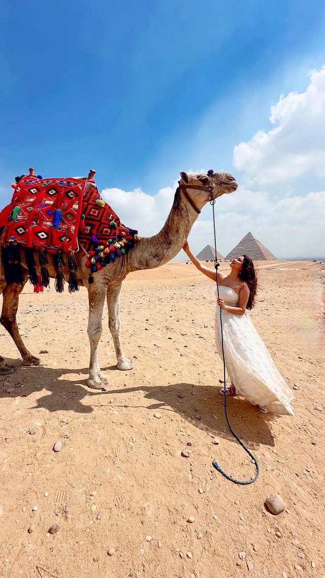 Egypt, you’ve been a dream come true! ✨ From the bustling streets of Cairo to the serene beauty of Alexandria, this journey has been a perfect blend of history, culture, and timeless wonders. 🌍In Cairo, I stood in awe of the majestic Pyramids of Giza, touched the ancient stones of the Sphinx, and immersed myself in the vibrant energy of the city’s markets. 🏙️ The Nile’s gentle flow mirrored the passage of time, taking me back to the era of pharaohs and grand dynasties. 🇪🇬Then came Alexandria, a city where the Mediterranean kissed the shores, and history whispered through every corner. 🌊 From the stunning architecture of the Bibliotheca Alexandrina to the peaceful coastal vibe, Alexandria’s charm was simply unforgettable. 🌅This trip has been all about discovering the ancient and the new, finding magic in every moment. Egypt, I’ll be back soon! 🐫✨#Alive365 #ExperienceEgypt #VisitEgypt #Egypt#Travel #TravelwithEshaanya #Eshaanya #EshaanyaMmaheshwari #Explore #wondersOfTheWorld by @esshanya_s_maheshwari