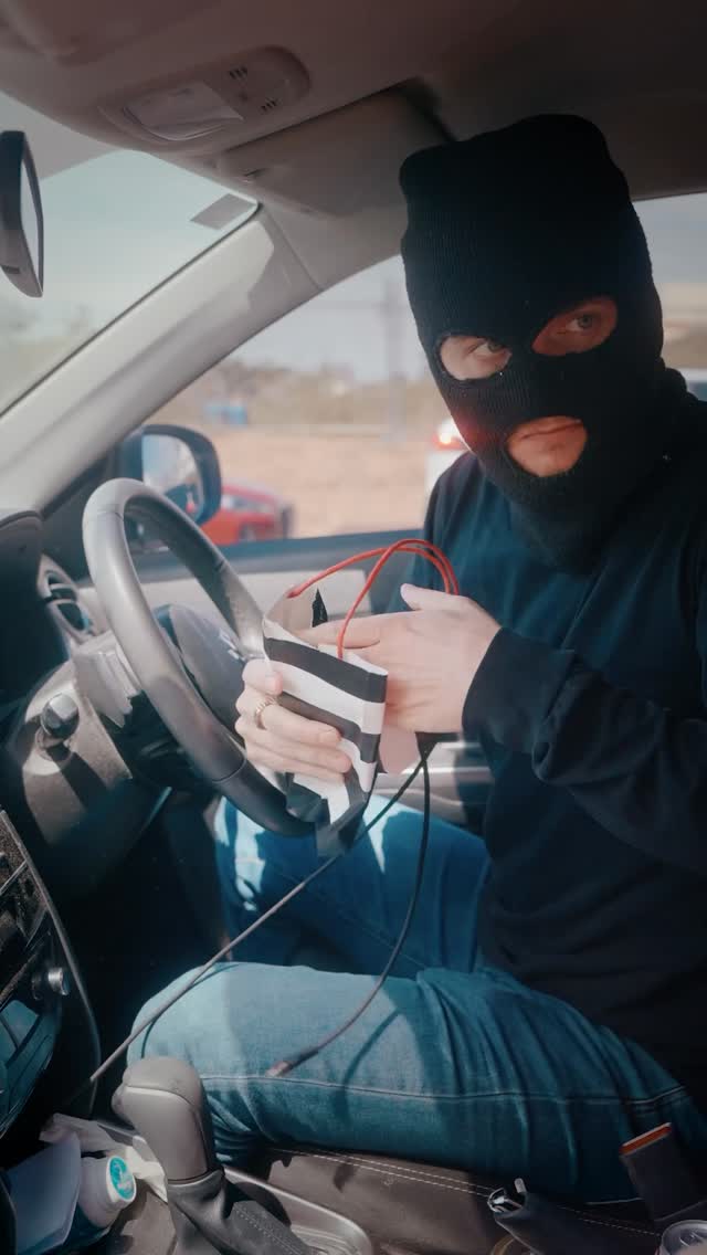 Stealing a girl’s car by @emilykristopher