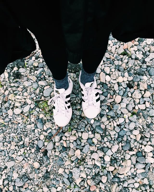 the only content on my insta: forest, shoes & selfies (and a sky pic on a good day)