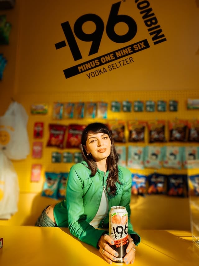 brought Tokyo vibes to NY 🍋🤍🏮the konbini backroom was everythingggg @drinkminus196 #ad21+ by @msrebeccablack