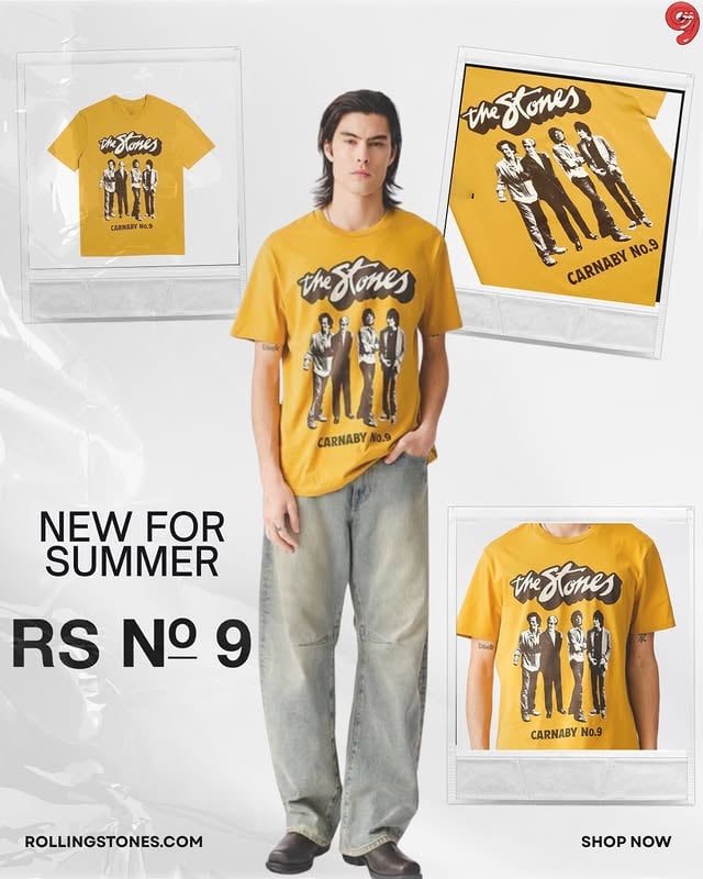 Things are heating up! Get ready for the summer with brand new Stones t-shirts, featuring band graphics, bold colour-ways and the iconic tongue and lips. Shop at rollingstones.com by @rollingstonesstore