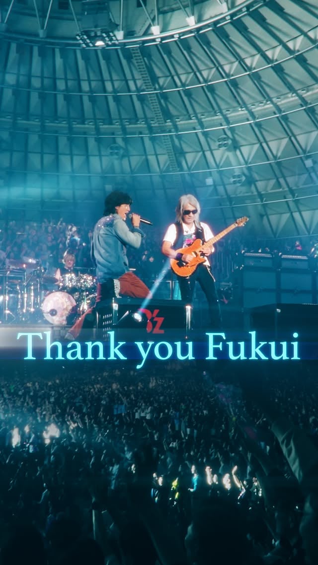 【#Bz】B’z LIVE-GYM 2026 -FYOP＋-Thank you FUKUI!!#LIVEGYM2026#FYOPplus#Fukui