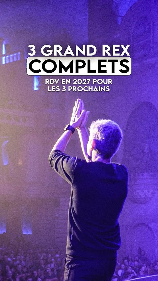 @legrandrex X3 😍😍😍 Merci à toute l’équipe ❤️ RDV en février 2027 !!!!! 1ere partie : l’hilarant @vacher 🔉l’extraordinaire @joedjd🔦 le boss @miniloop83✍️ l’éblouissante @audegalliou en co autrice 🎭 le splendide @thibautevrard📹le génial @matiscatel 📱la fabuleuse @inglorious_cec 🗽l’indispensable @viallelaurent L’essentiel @polakmaxLa meilleure Marion Inglorious Prod. by @vacher