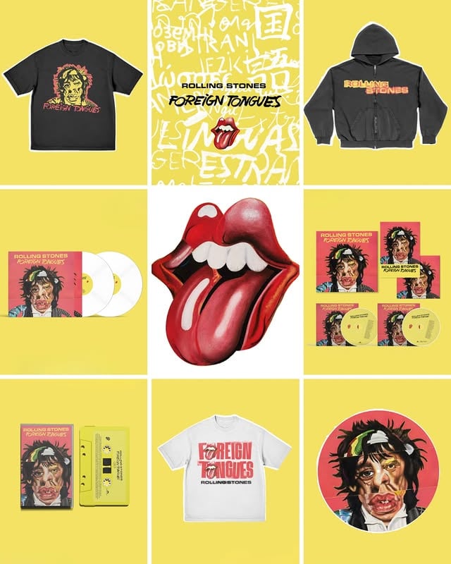 Today @therollingstones announced their highly anticipated, brand new studio album Foreign Tongues will be released July 10. The official Stones store has multiple formats available for pre-order + a brand new line of album inspired merch - shop now! by @rollingstonesstore