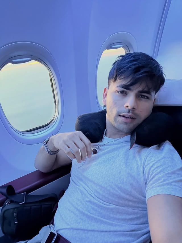 Find the caption 😌Comment when you see it 🤭 #SiddharthNigam #travelling #shooting by @thesiddharthnigam