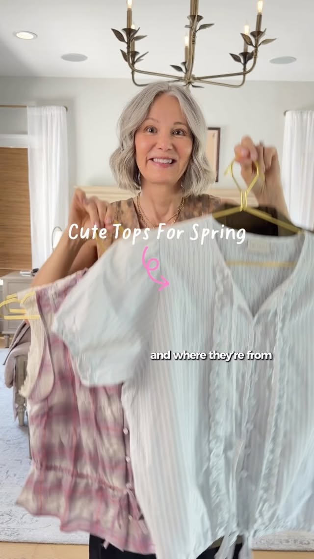 Spring tops 💐Comment “top” for links. #springtops #tops by @dearbrookes