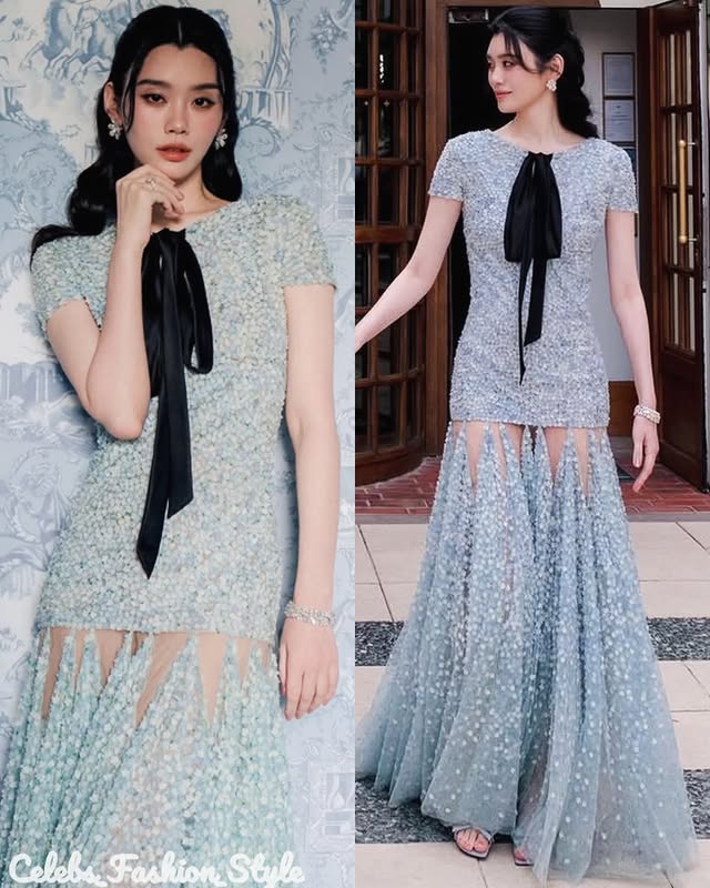 Supermodel Xi Meng Yao wore Dior to the welcome dinner of her upcoming wedding. The dress screams Chanel to me. Beautiful, I can’t wait for the main wedding dress. by @celebs_fashion_style