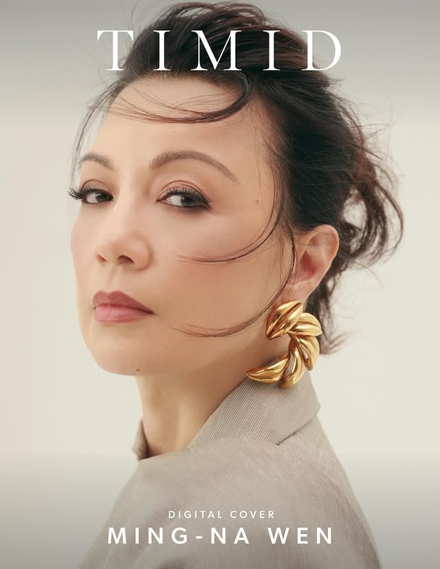 Cover girl energy ⭐️ Thank you @timidmag for such a beautiful shoot and conversation.Photos: Daniel Kim @_danieljkimFashion: Benjamin Holtrop @benjaminholtropFashion Assist: Emily K.E. Johnson @emilykejohnsonMakeup: Akina Shimizu @aki__makeupHair: Ayae Yamamoto @ayaeyamamoto by @mingna_wen