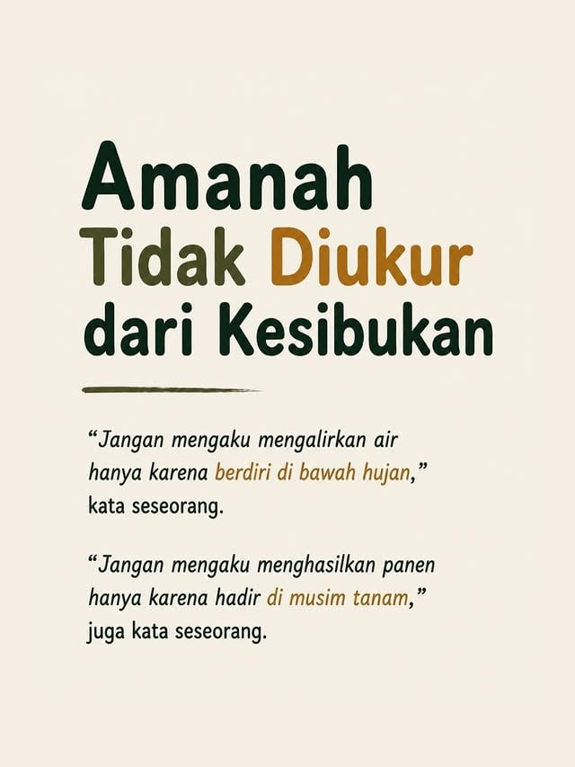 Sebuah renungan. Tentang apa? Pokoknya ada. by @gregetkallabuana