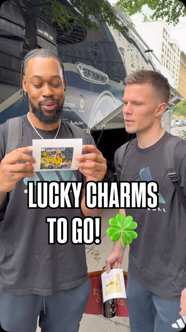 Lucky charms to go 🍀✍️👉 Auf geht’s nach Bamberg: Morgen Halbfinale 3️⃣ (Donnerstag, 4. Juni, 20.30 Uhr) by @albaberlin