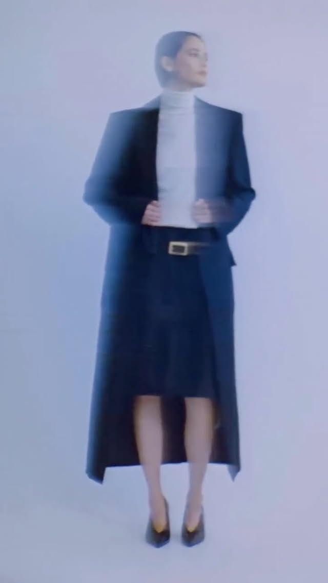PF26, frame by frame. The Natalini Coat and Contour Leather Skirt. Available now at camillaandmarc.com and in boutiques. by @camillaandmarc