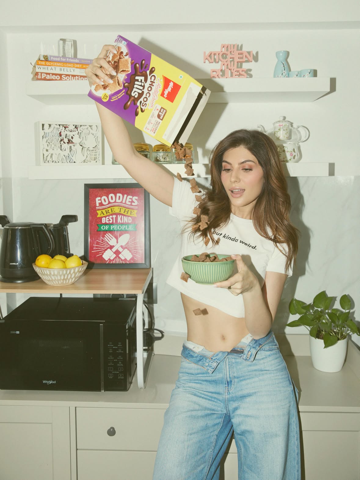 One of most fav cereals to eat while I was growing up… but also haven’t had this in more than a year now 🥹 what is the tshirt saying ?! 😏