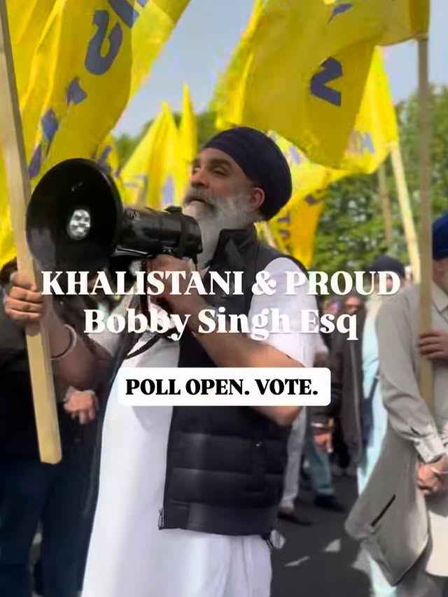 Khalistanis are not Sikhs. 

Khalistanis are an extension of radical Islamists.

What was this Khalistani doing backstage at the UTK rally?