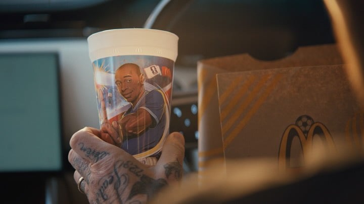 Finally got a Beckham cup… 😂🥤 @lamineyamal @ronaldinho @hm_son7 @thierryhenry @mcdonalds 💛❤️ @fifaworldcup