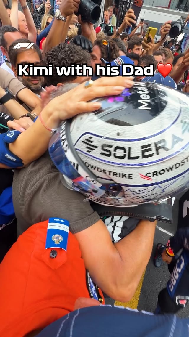 Kimi's number one fan is on hand once again 🥹🫂

#F1 #Formula1 #MonacoGP @kimi.antonelli @mercedesamgf1