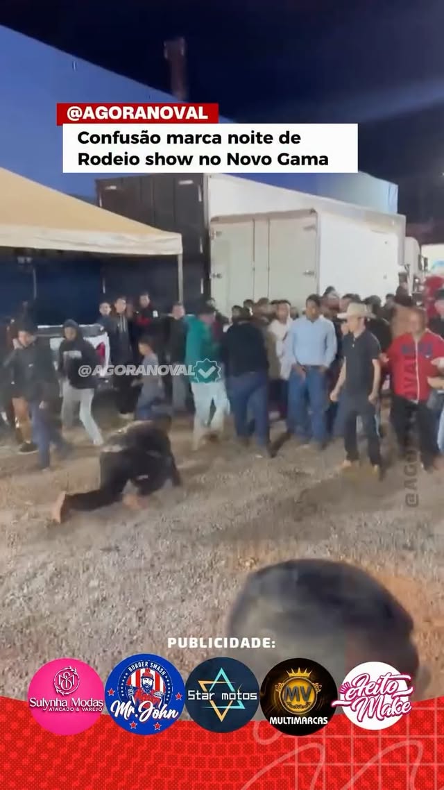🚨Uma briga foi registrada durante a apresentação da banda Calcinha Preta na noite desta sexta-feira (05), no Novo Gama Rodeio Show. Vídeos que circulam nas redes sociais mostram o momento da confusão entre algumas pessoas que acompanhavam o evento.Ainda não há informações oficiais sobre o que motivou a briga ou se houve feridos. Equipes de segurança que atuavam no evento foram acionadas para controlar a situação.Apesar do tumulto, o show seguiu normalmente após a intervenção da segurança. O caso repercutiu entre os participantes e nas redes sociais. by @agoranoval