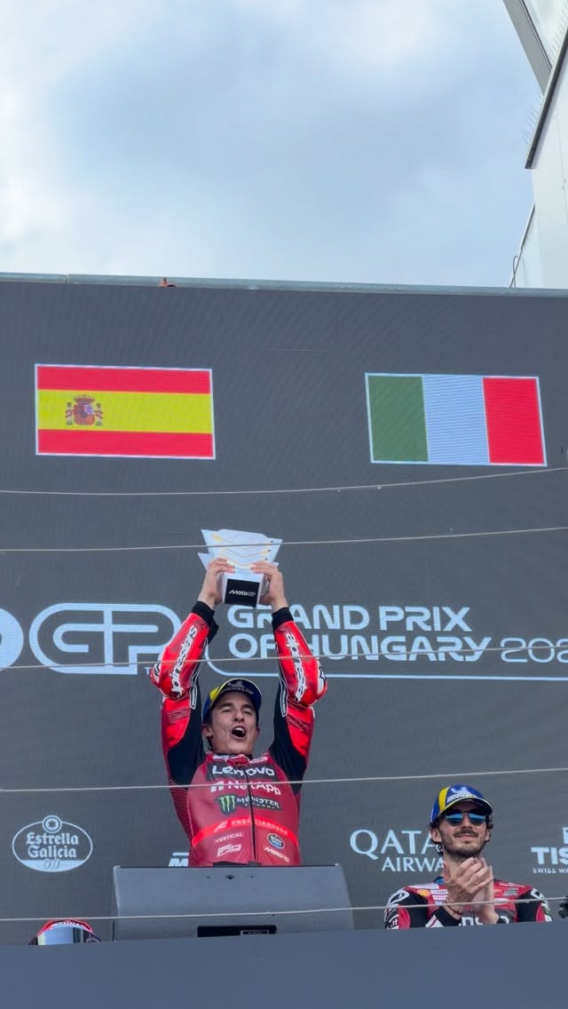 🥇🥉🇭🇺

Just them 🔥
#HungarianGP #ForzaDucati
