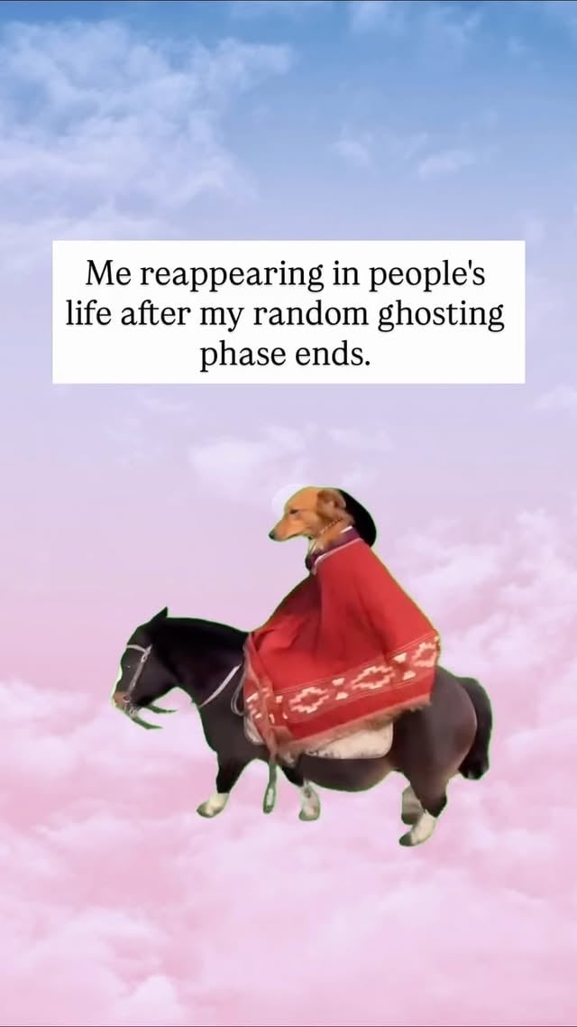 Hey guys! 🤣

Interesting Fact:

Disappearing on everyone for a while isn’t flakiness — it’s your nervous system calling an emergency personal retreat. Psychologists identify “social hibernation” as a legitimate self regulation response — the brain reaching a threshold where maintaining every relationship simultaneously exceeds available emotional resources, triggering a protective withdrawal that feels antisocial but is actually deeply necessary. Studies show that people who allow themselves genuine disconnection periods return to relationships with measurably more patience, presence, and emotional availability than those who push through social exhaustion without rest. Research confirms that the guilt of ghosting everyone often causes more distress than the withdrawal itself — your nervous system needed the quiet but your conscience kept sending apology texts it never delivered. Fun fact: even the most extroverted personality types require periodic social withdrawal according to research — the difference is duration and frequency, not the need itself. You didn’t abandon anyone. You were just desperately trying to find yourself again in the silence. 

#reels #relatable #funny #explorepage #memes