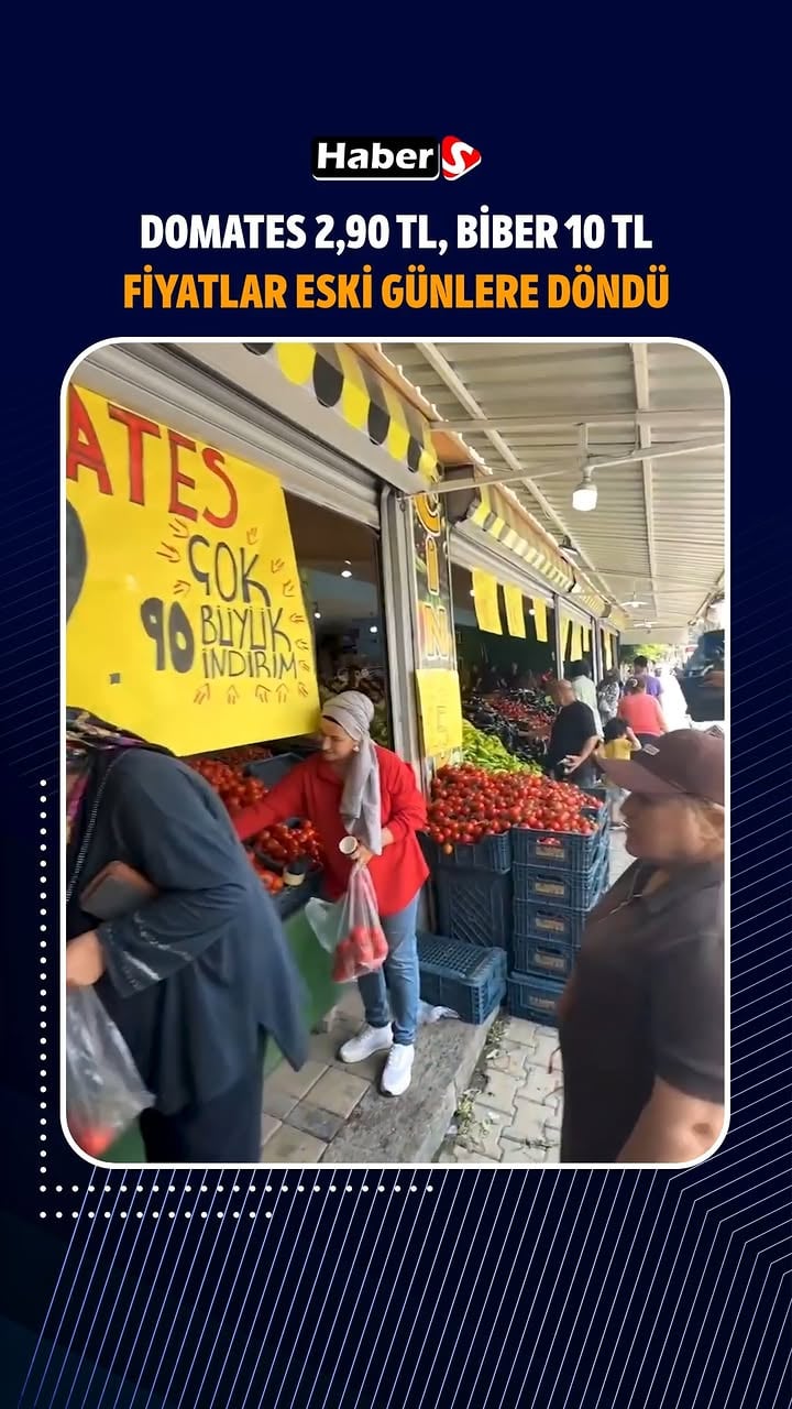 Domates 2,90 Tl, Biber 10 Tl! Fiyatlar Eski Günlere Döndü

Hatay’da bir manav, sebze fiyatlarını yaklaşık 10 yıl önceki seviyelere çekerek vatandaşların yüzünü güldürdü.

Artan gıda fiyatlarının gündemde olduğu dönemde Hatay’da dikkat çeken bir uygulama hayata geçirildi. Bir manav, domatesi 2,90 TL, biberi 10 TL, salatalığı 15 TL’den satışa sunarken, vatandaşlar uygun fiyatlı ürünlere yoğun ilgi gösterdi. Uygulama kısa sürede sosyal medyada da gündem oldu.