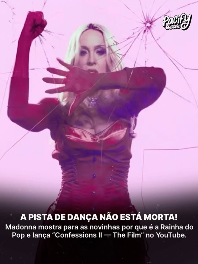 🚨QUEM É VOCÊ PRA FALAR MAL DA MADONNA? Provando para as gatinhas novas que a pista de dança não está morta, @madonna lança curta-metragem para o álbum "CONFESSIONS II" no YouTube. A superprodução traz as já conhecidas "I Feel So Free", "Bring Me Your Love" e outras faixas inéditas, além de trazer participações ICÔNICAS como do Doutor Estranho, Benedict Cumberbatch, Sabrina Carpenter, Kate Moss. B*TCH ELA É A MADONNA MESMO! ❤️