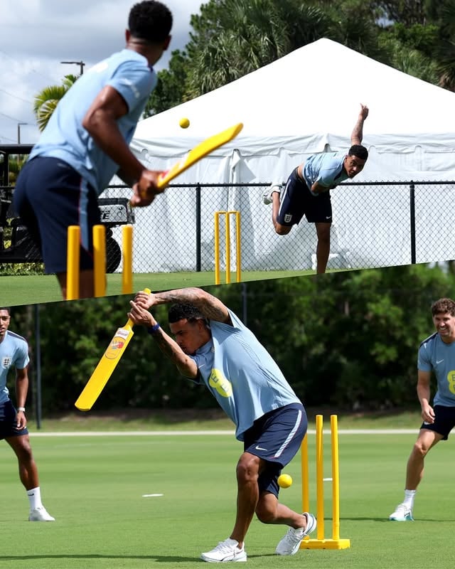 Camp cricket in full swing 🏏