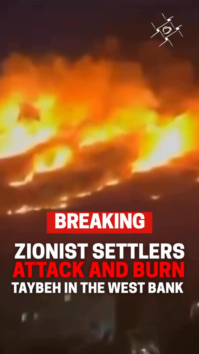 Zionist settlers are torching fields and opening fire on Palestinians in the West Bank village of Taybeh. Residents observed settlers hurling Molotov cocktails and attempting to set the village’s gas station ablaze. 

The Palestinian community of Taybeh is the oldest living Christian community in the world. The fires are threatening homes throughout the village and spreading in close proximity to the 5th century Church of St. George. 

The destruction of Palestinian villages like Taybeh is made possible by the material support and diplomatic cover of the United States, Canada and Europe, from which Zionists immigrate to become settlers in the West Bank.

Hands off Taybeh, hands off the West Bank. Full arms embargo now.