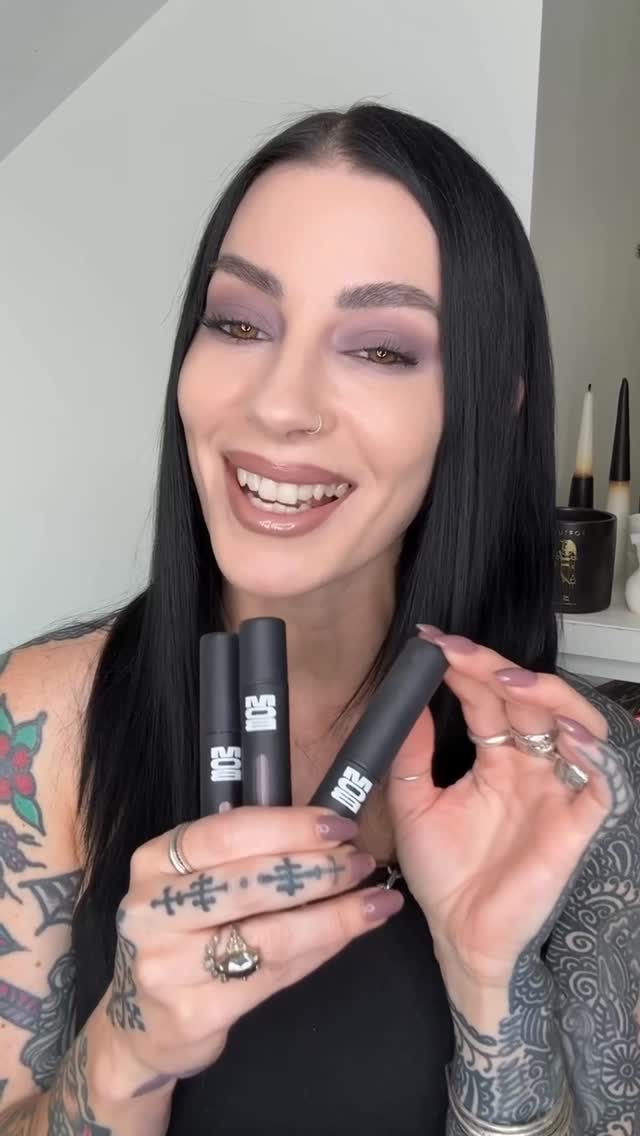 MOB x @jessicahazemua is now available! Cool tone shades for a hot summer: think smokey plums, frosty lips, and a concealer gloss (at last!) that’s your stunning pale nude or ultimate lip combo must have. 

Shades available separately or shop the Summer Soft Goth Collection and save 10%.

•Banshee, Long Wear Liquid Clay Eyeshadow
•Static, Frost Lipstick
•Veil, Peptide Drench Cushion Lip Gloss

Join us for an Instagram live at 7 PM EST!
