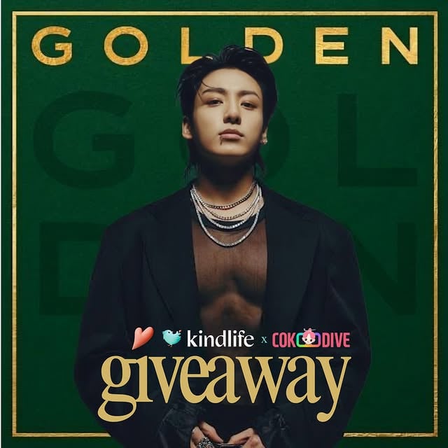 @kindlife.in x @cokodive GIVEAWAY ALERT!✨If Standing Next to You is already living rent-free in your head, Seven plays on loop, and 3D had you questioning reality…this one’s for you, ARMY!💜🫰🏻💿Jungkook’s GOLDEN album is on us because your playlist (and shelf) deserves this icon.🎶ALL YOU NEED TO DO1️⃣ Follow @kindlife.in and @cokodive.2️⃣ Like, share, save this post.3️⃣ Tell us your favourite Jungkook track and why is it that one in the comments section (yes, this is officially your fangirl notes section, go off).4️⃣ Repost this on your insta stories tagging us and your fellow ARMYs.1 lucky winner scores the album so let the GOLDEN era chaos begin!🧯[ kindlife, cokodive, golden giveaway, bts album, bts merch, jungkook, standing next to you ] by @cokodive