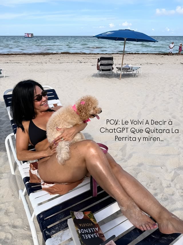 ChatGPT no me respeta… le volví a decir que quitara a la perrita de la foto #Chloe y miren lo que hizo… 🤣 

#cosasquesientecaro #miamibeach