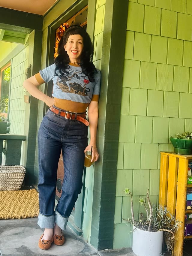 I accidentally wore my new @rosecutclothing shirt to a kid’s birthday party today and my son said I was “inappropriate but cute”. That’s fair.