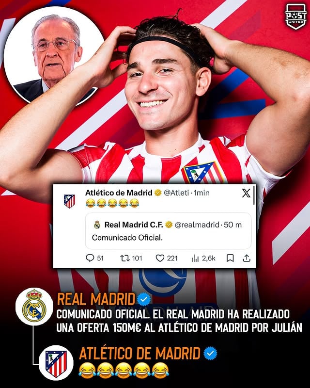 🔥📲 ¡EL ATLÉTICO DE MADRID RESPONDE AL COMUNICADO DEL REAL MADRID!

👀 ¿Deberían haber aceptado la oferta?