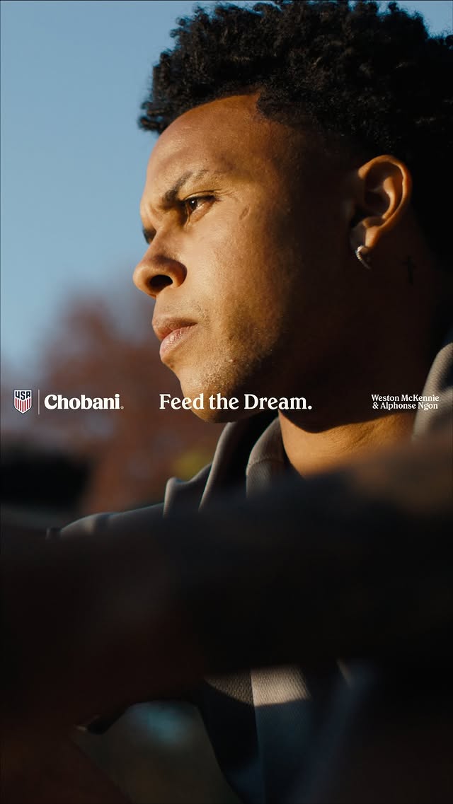 We all need someone who see’s what is possible in us, even when we don’t see it in ourselves.For USMNT midfielder Weston McKennie, that was youth coach Alphonse Ngon... and as @Chobani shows us, what followed was history. #FeedTheDream by @usmntonly