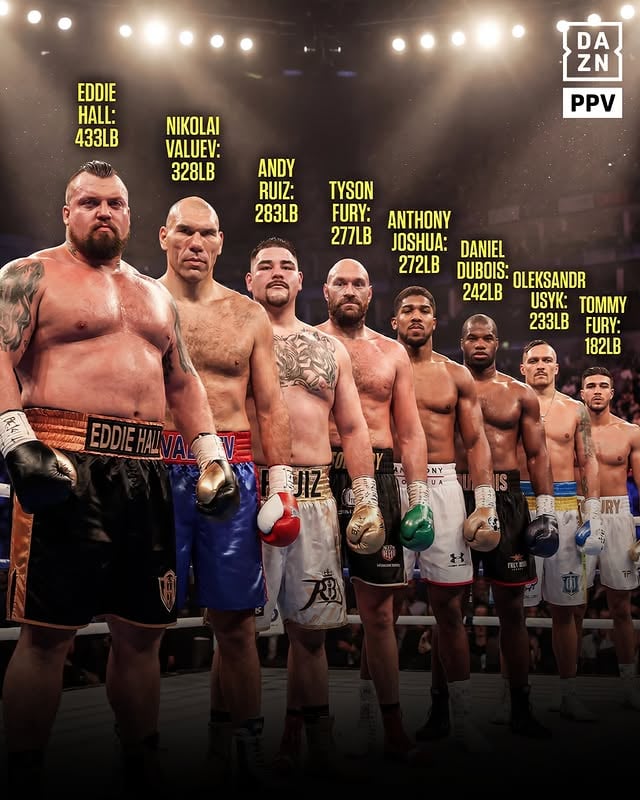 Eddie Hall is as big as they come! 😱📈

🎟️ Buy #BeautyVsTheBeast NOW at DAZN.com | June 13 🔊