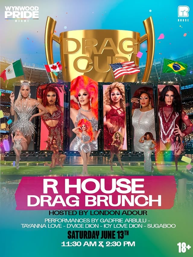 Bringing the ultimate stadium euphoria straight to the R House stage🏆⚽️This Saturday, it’ll be all about the unmatched energy and passion of the World Cup, completely remixed with our iconic Drag Brunch vibe. 🎉🏳️‍🌈The venue will fill up fast. Hit the link in our bio and book a table on time! 📲 by @rhousewynwood