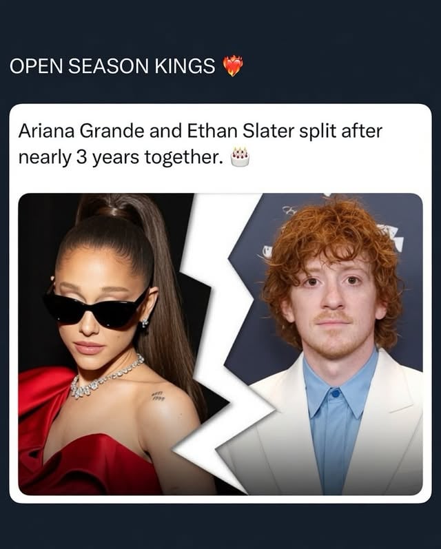 Ariana Grande and Ethan Slater have reportedly called it quits after nearly three years together, and the news is already sending social media into a frenzy. Multiple outlets report that the split actually happened several months ago, but the former couple chose to keep things private while they figured out their next steps. Sources close to the pair say the breakup was mutual and that they remain on good terms. ￼

The relationship first grabbed headlines back in 2023 when the two met while filming Wicked. Their romance sparked intense public discussion from day one, making them one of the most talked about celebrity couples of the past few years. Despite the spotlight, they largely kept their relationship low key and rarely shared details publicly. ￼

Insiders claim there was no major drama behind the split. Instead, both stars reportedly realized they were better off as friends than romantic partners. Ariana is said to be focused on her music, upcoming projects, and her Eternal Sunshine tour, while Ethan continues building his acting career. ￼

After one of Hollywood’s most heavily watched romances, it looks like this chapter has officially come to an end. Fans are now watching closely to see what comes next for both stars. ￼

#CityboyNews 📰