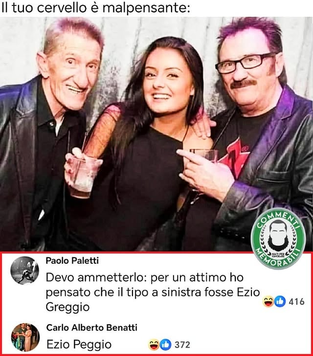 C'è chi lo ammetterà e chi farà da spalla. #illusioni #ammettetelo #commentimemorabili